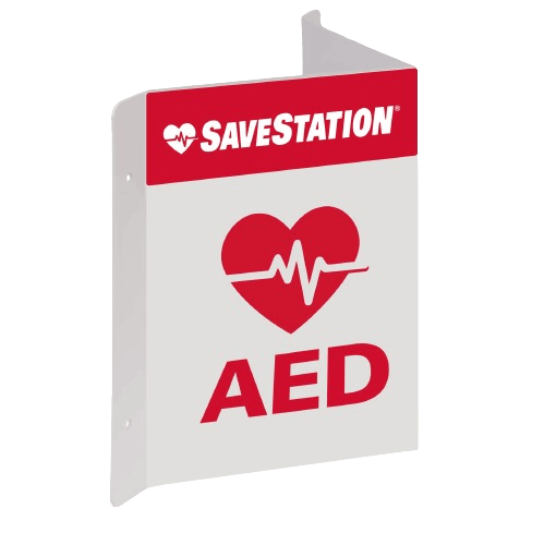 SaveStation AED Signage